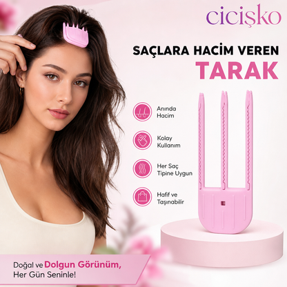 Cicişko©- Hacim Veren Tarak Kore Saç Klips